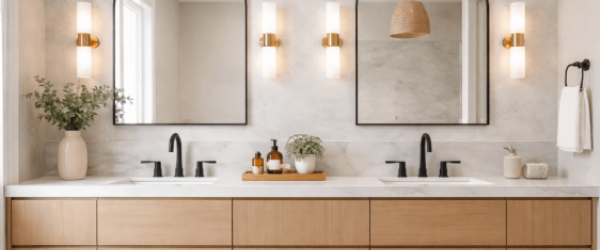 雙洗手台不是豪宅專利！居家裝潢也能打造實用衛浴空間